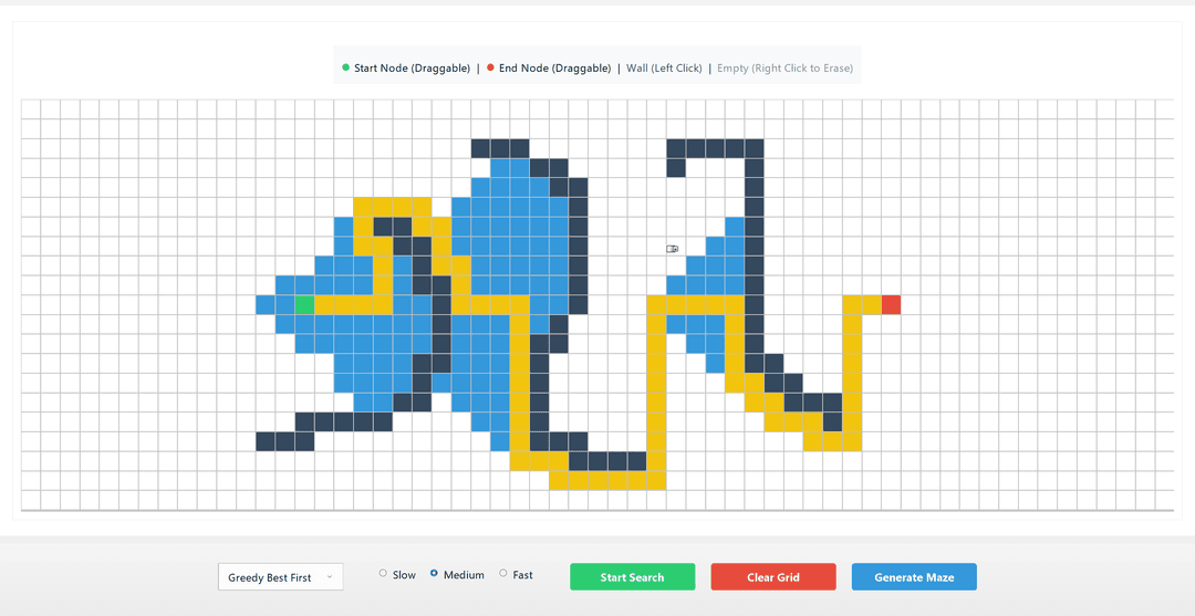 Pathfinding Algorithm Visualizer